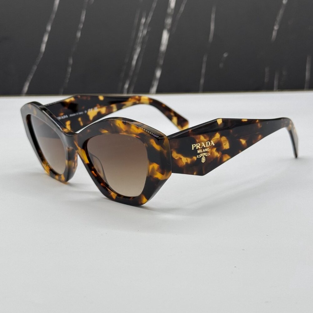 NEW PR07YS VAU6S1 PRADA HONEY HAVANA WOMEN PRADA SUNGLASSES SPR 07Y - Picture 7 of 13